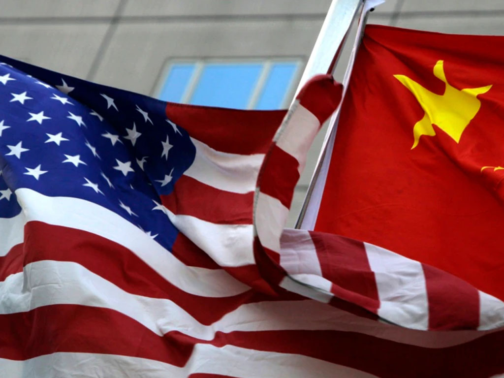 Bendera nasional AS dan China