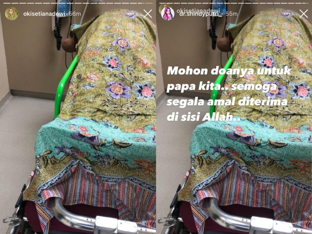 Ayah Ria Ricis meninggal