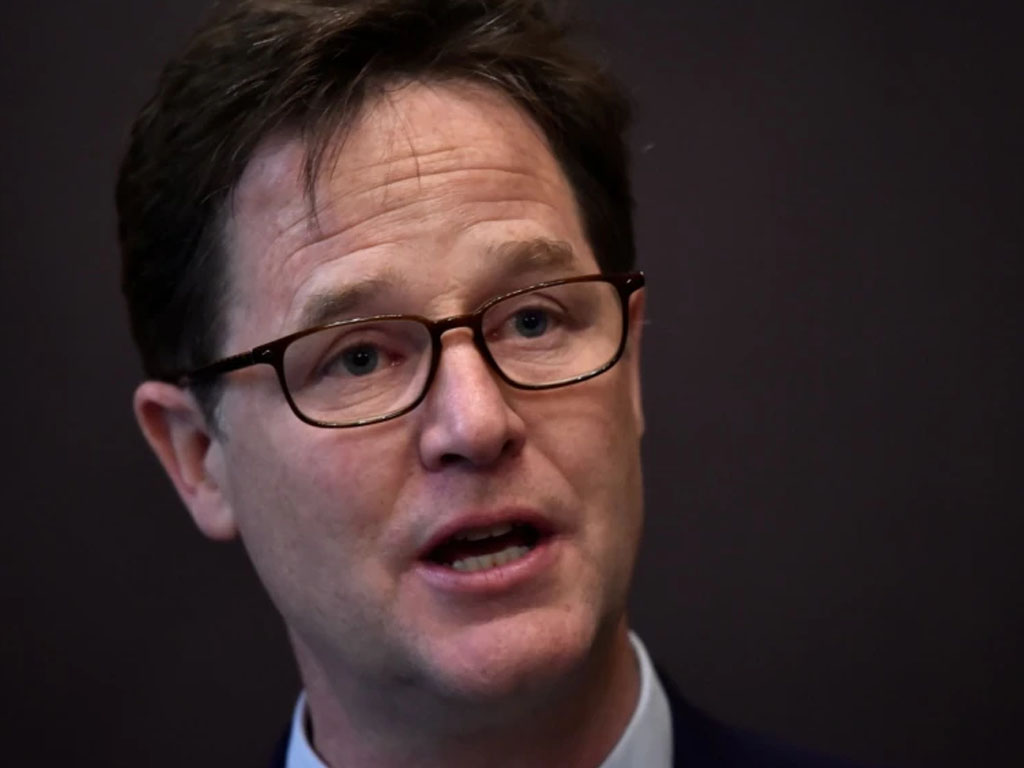 Wakil Presiden Facebook Nick Clegg