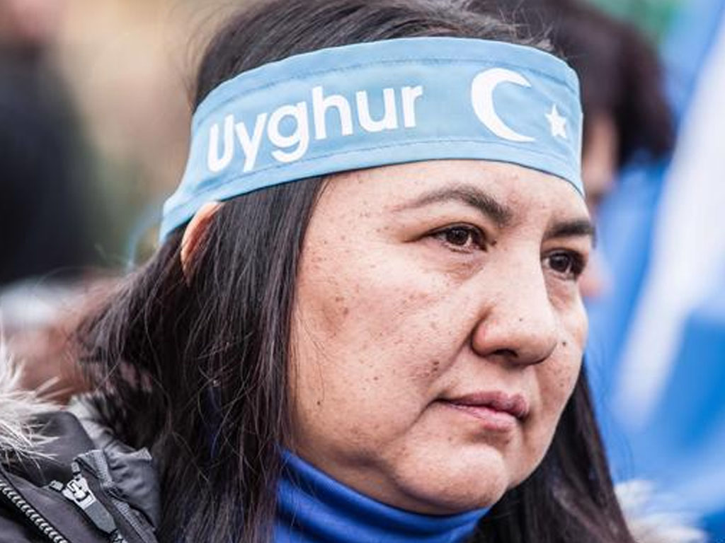 protes warga uighur di luar negeri