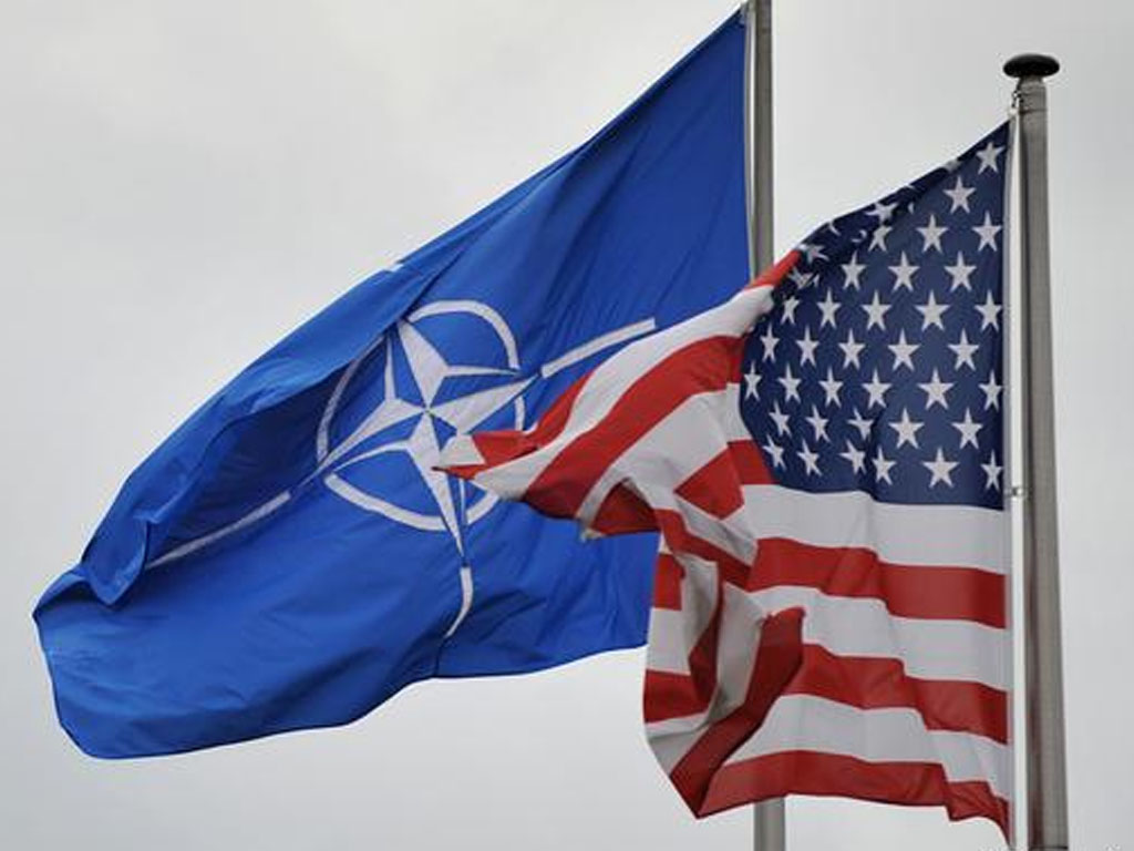 bendera amerika dan nato