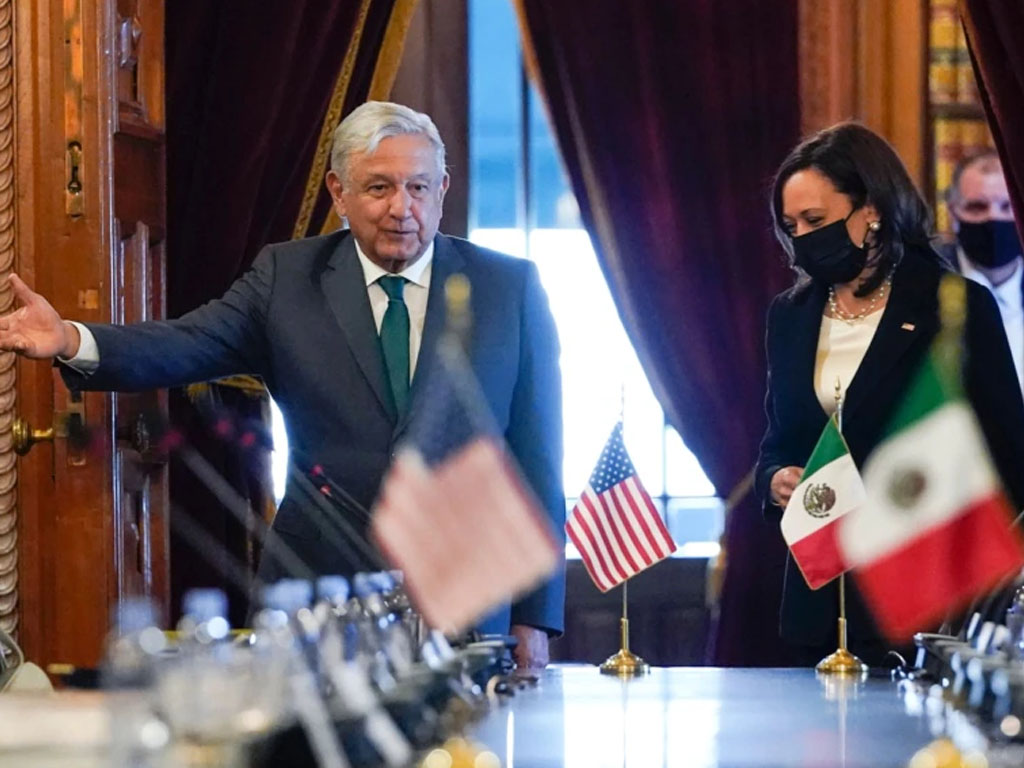 wapres harris dan presiden meksiko