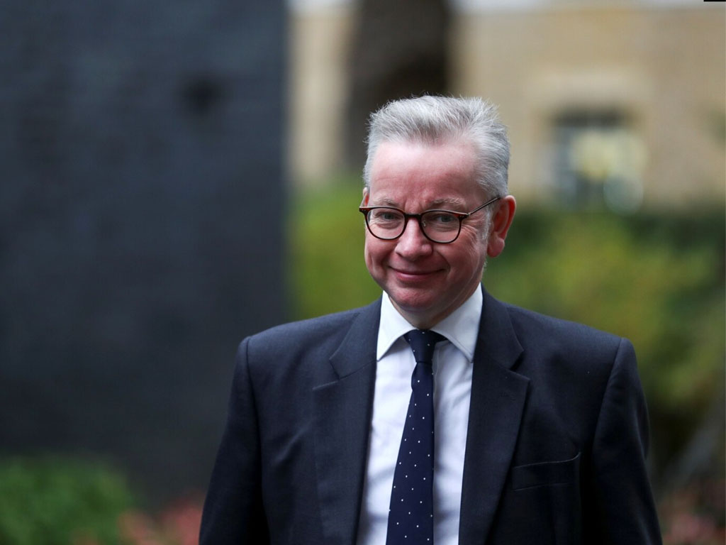 Menteri Kantor Kabinet Inggris Michael Gove