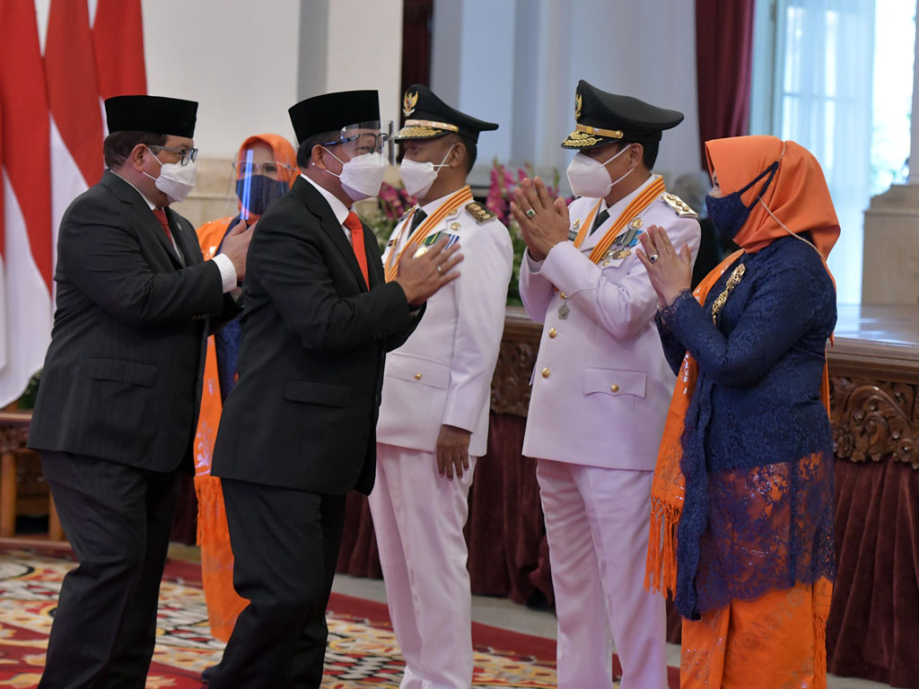 Seskab dan Mendagri beri ucapan