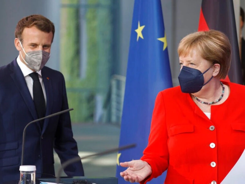 macron dan merkel