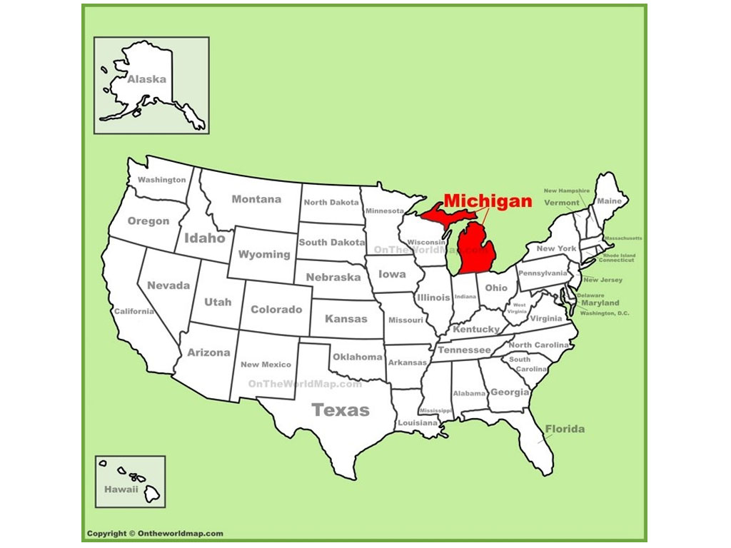 letak michigan