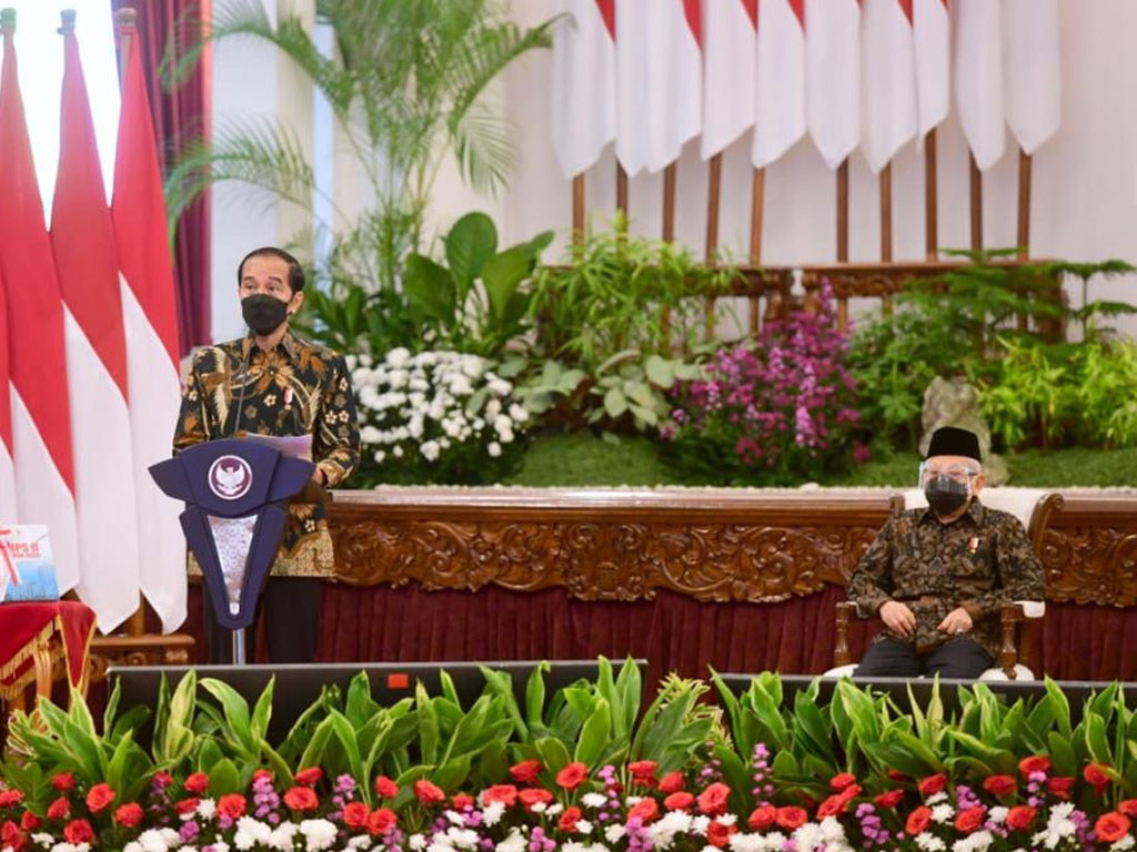 Presiden Jokowi sambutan penyerahan lhp