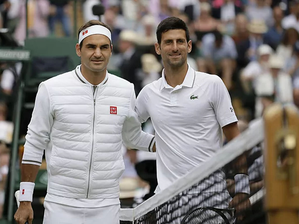 federer dan djokovic wimbledon 2019