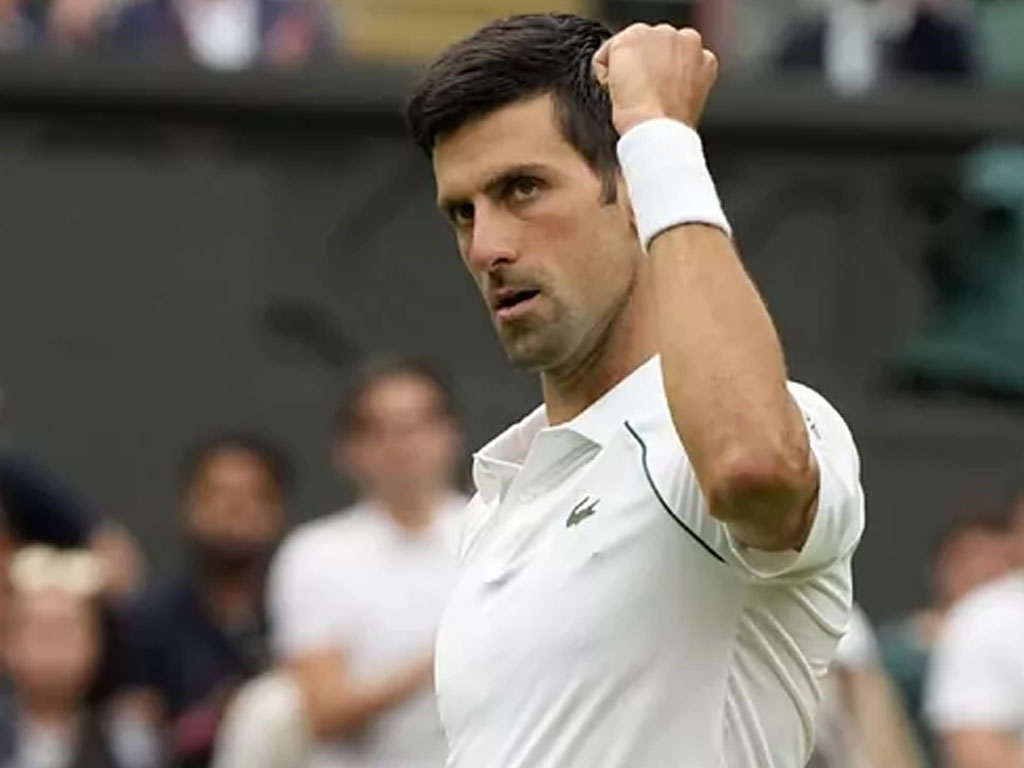 Novak Djokovic di Wimbledon 2021