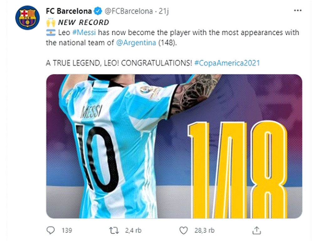 ucapan barca bagi messi