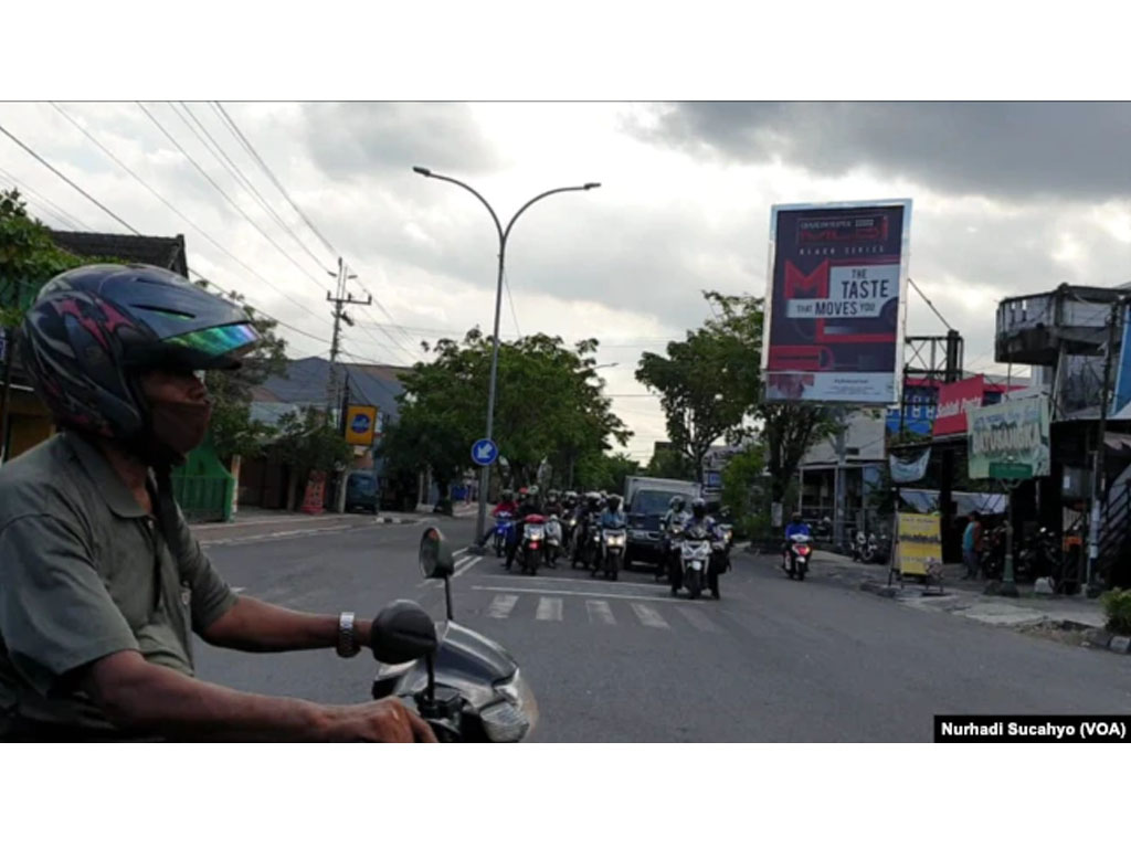 Jalanan di salah satu sudut Kota Yogya