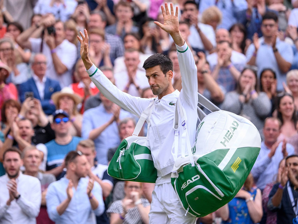 djokovic lambai penonton