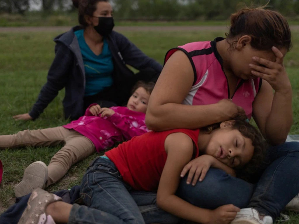 perempuan imigran Honduras di texas