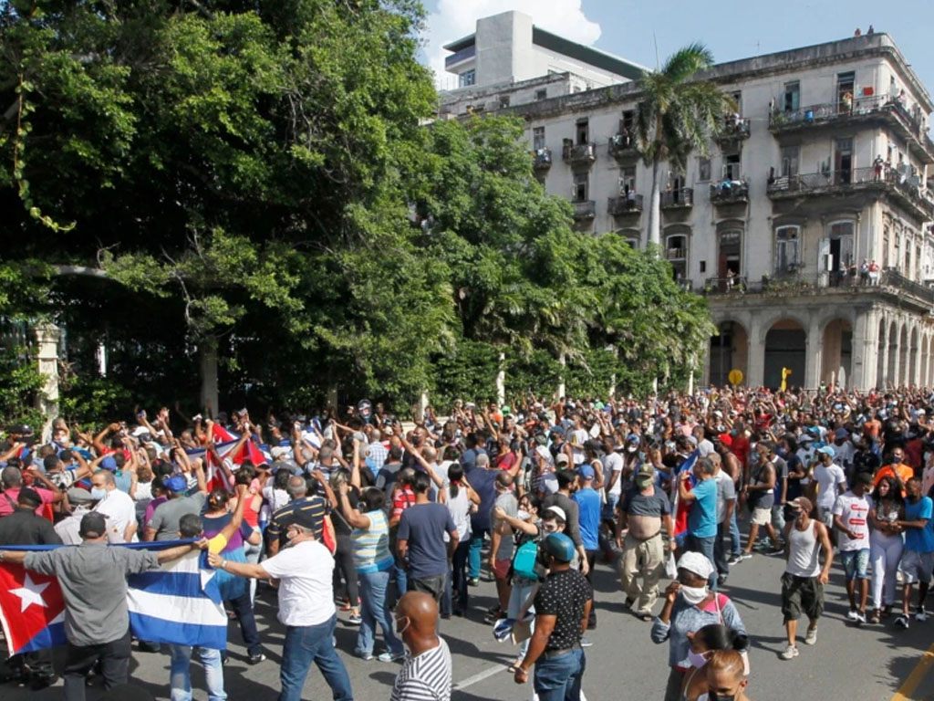 Demonstran di havana