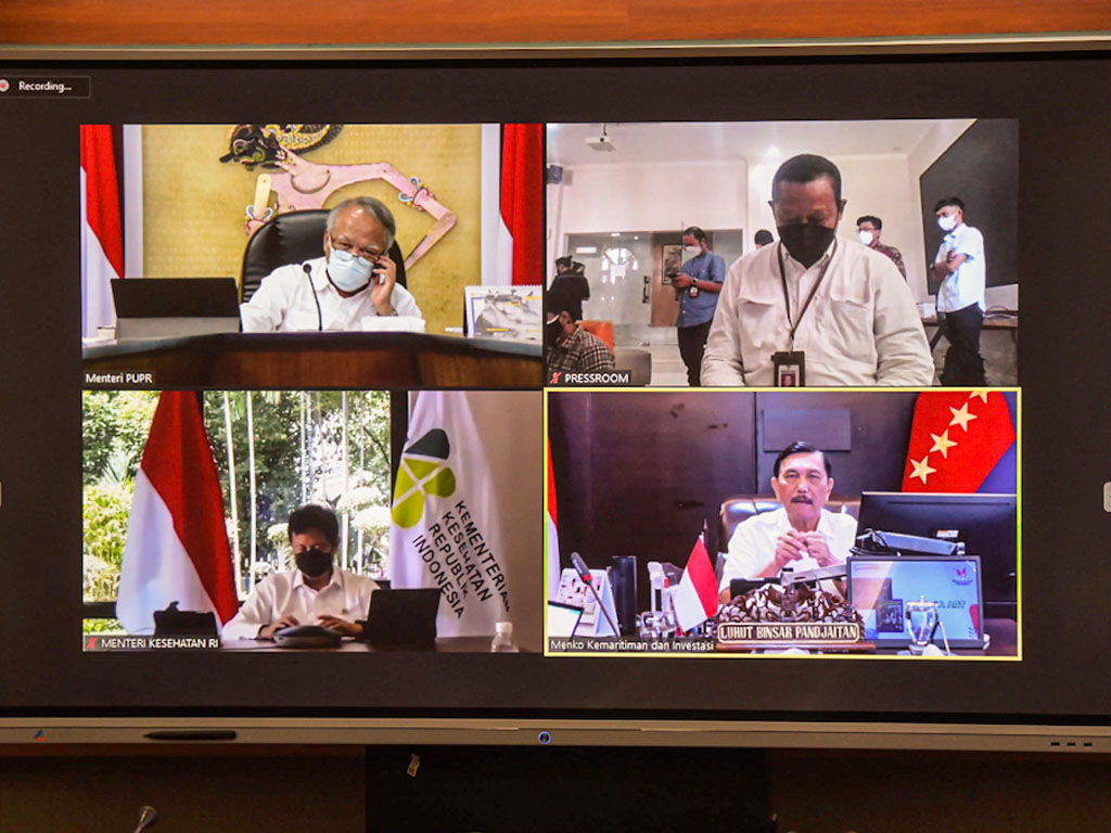 Keterangan pers penganganan covid