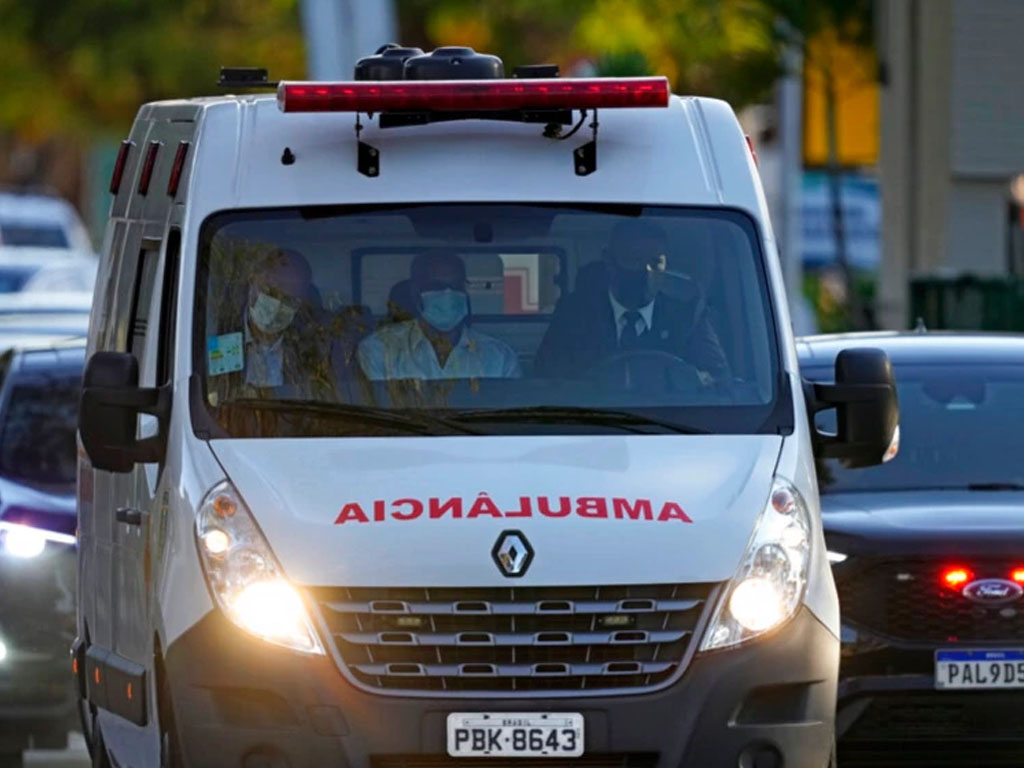 ambulans bawa presiden brasil