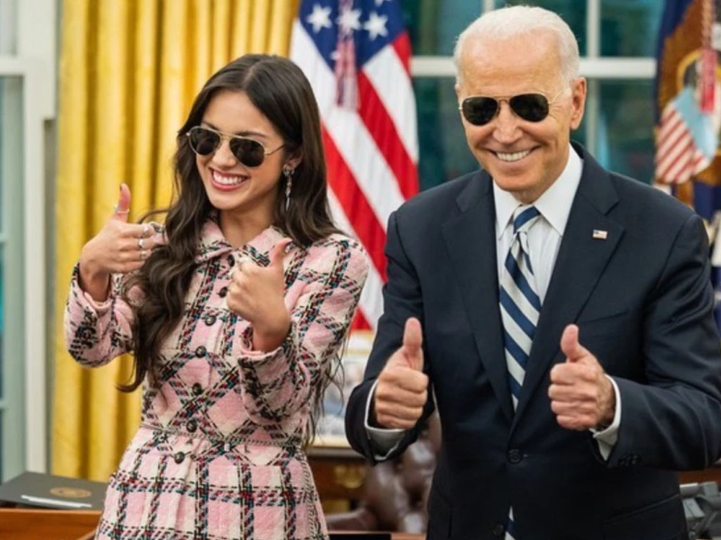 Biden dan penyanyi Olivia Rodrigo