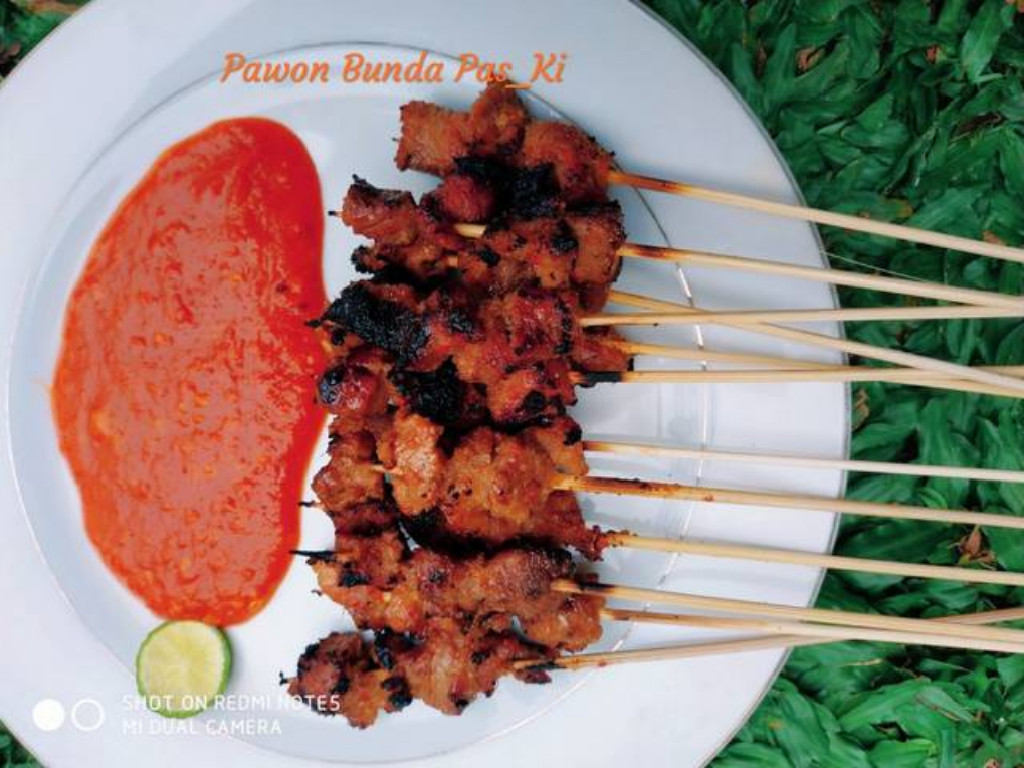 Sate Kambing Sambel Plecing