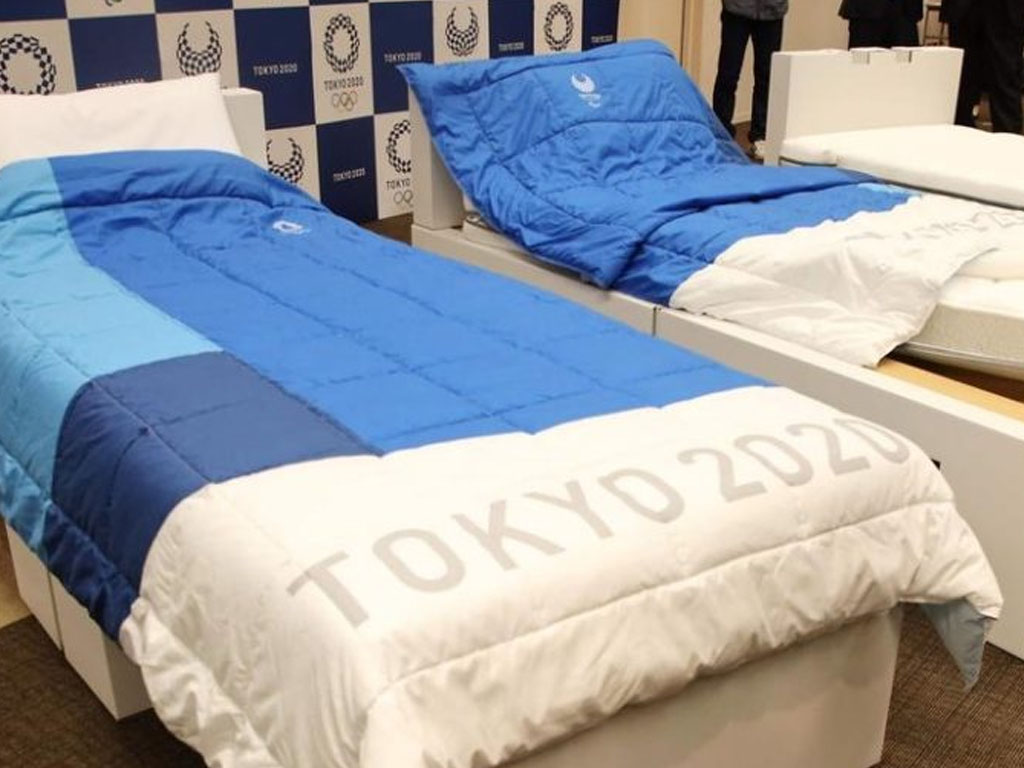tempat tidur atlet olimpiade tokyo
