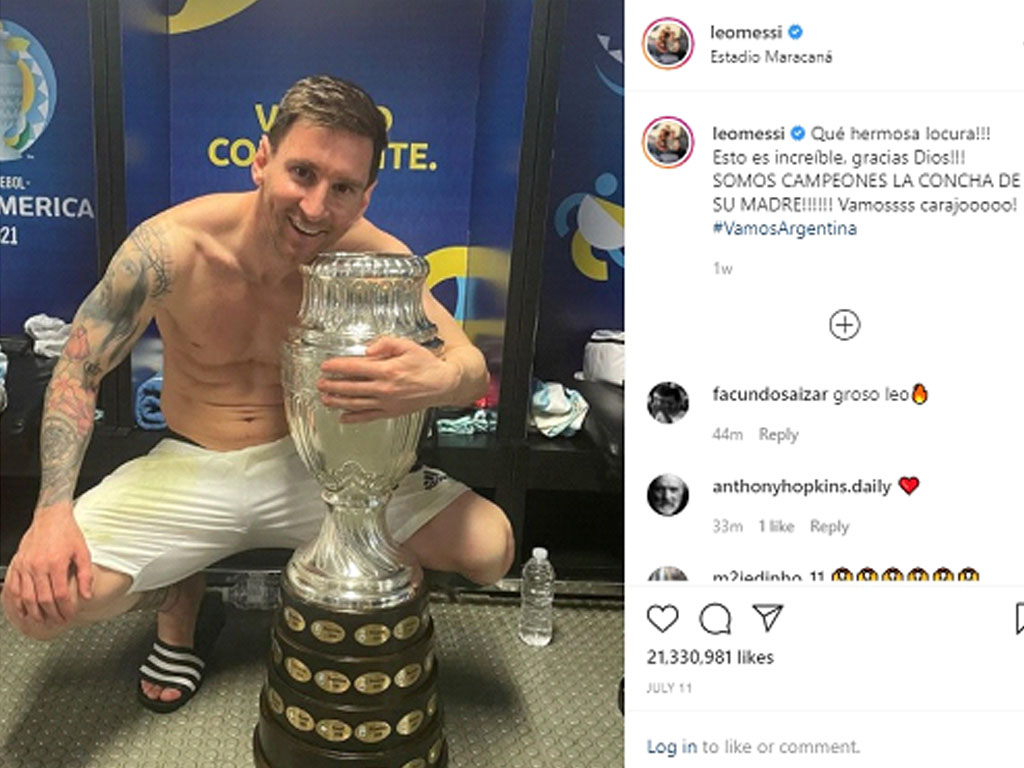 messi dan piala copa america