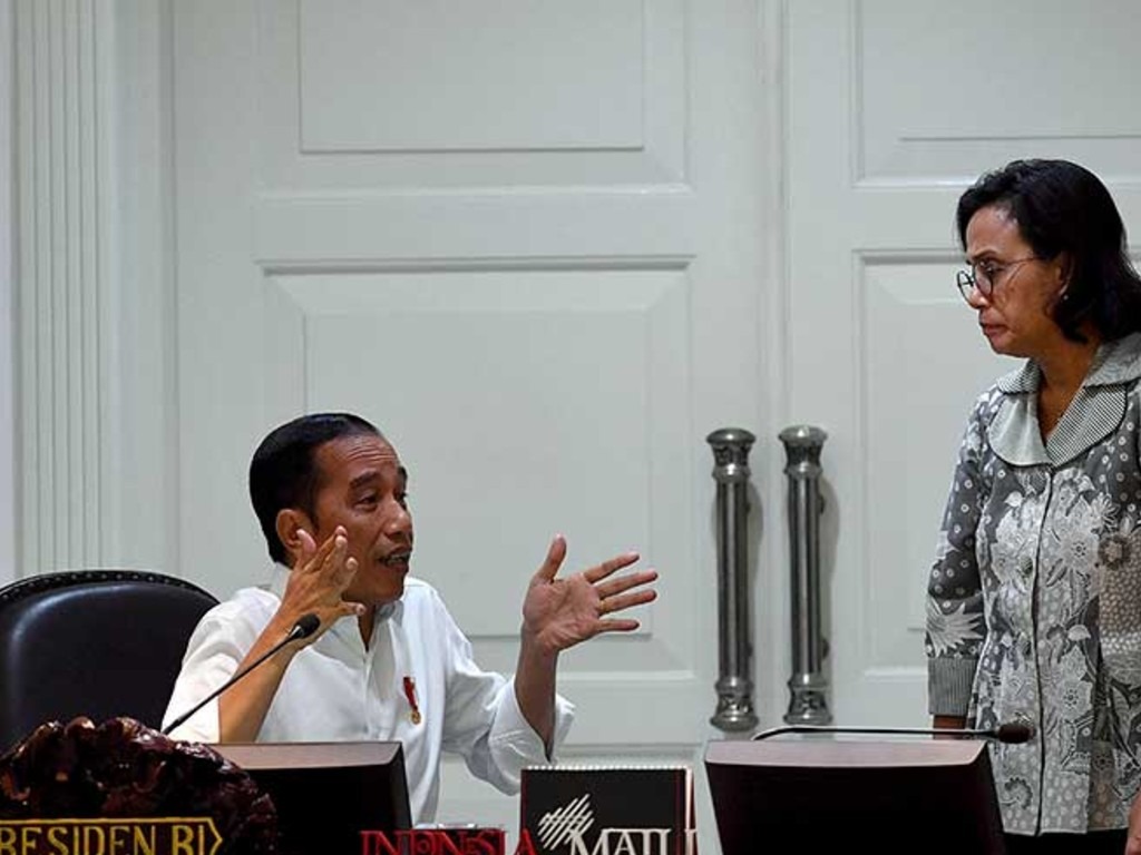 Jokowi dan Sri Mulyani