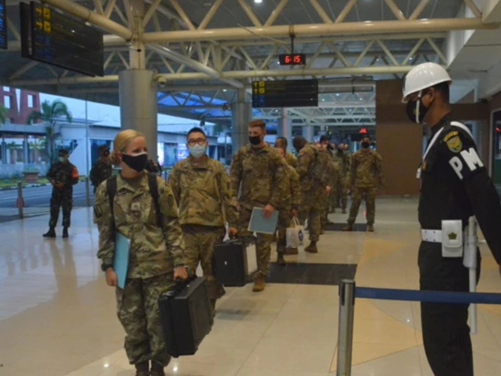 tentara amerika tiba di palembang