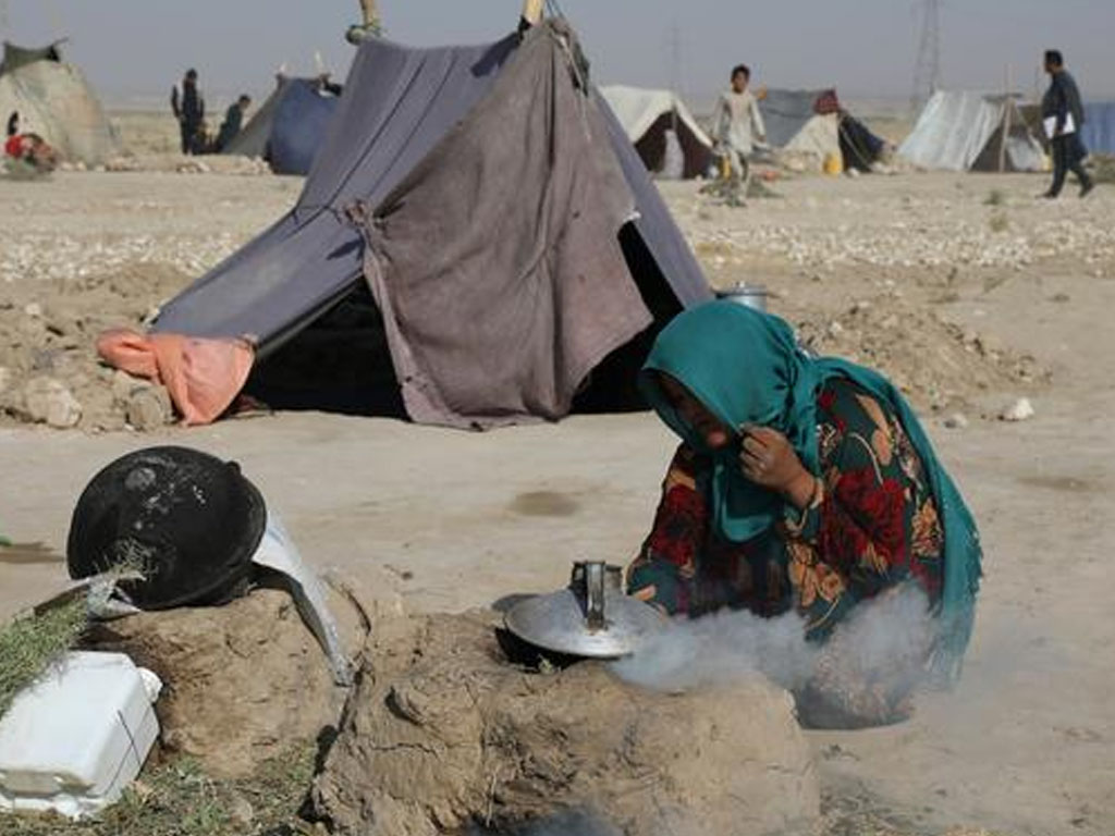 ribuan warga afghanistan mengungsi
