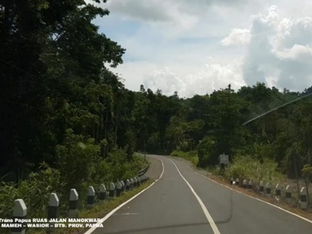 pembangunan jalan raya di papua