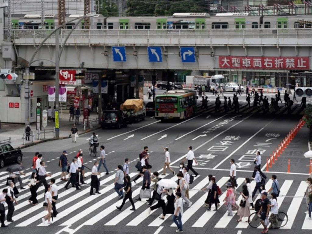 pejalan kaki di jepang