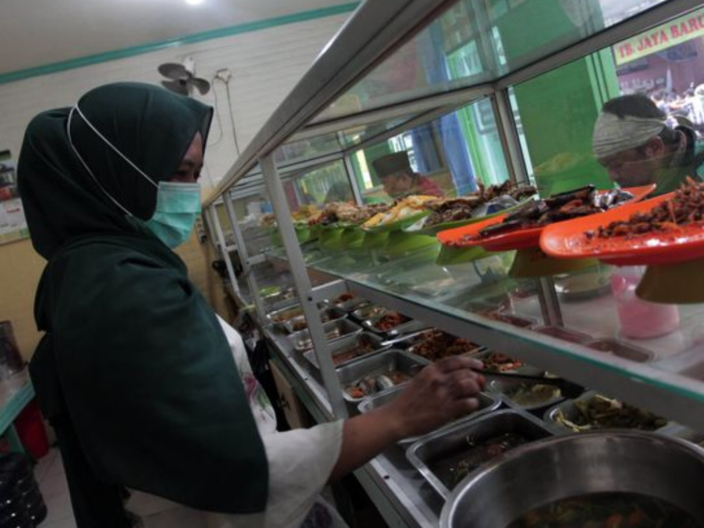 Ilustrasi Makan di Warteg