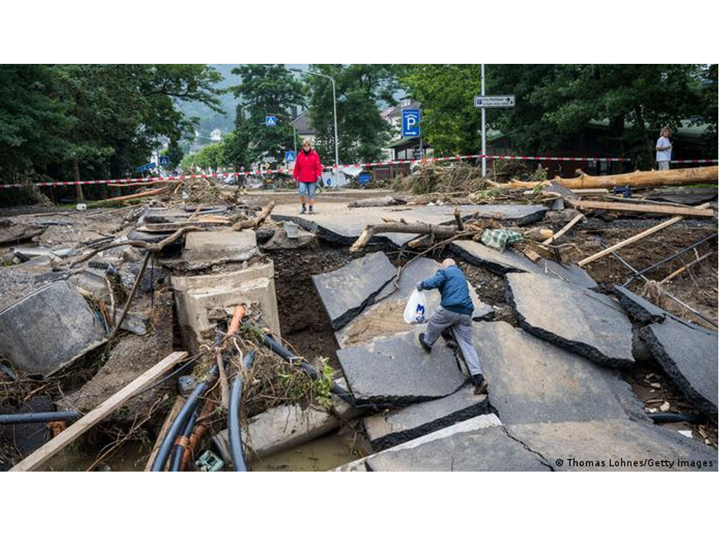 Banjir bandang dahsyat di Eropa