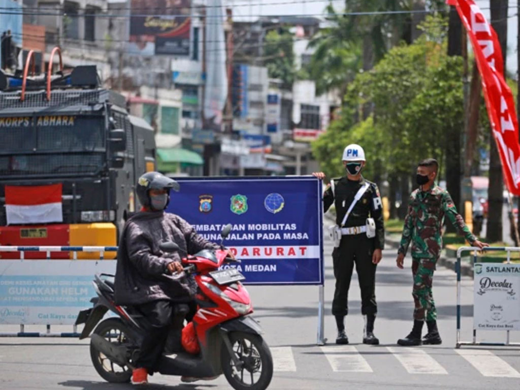 penyekatan ppkm di medan