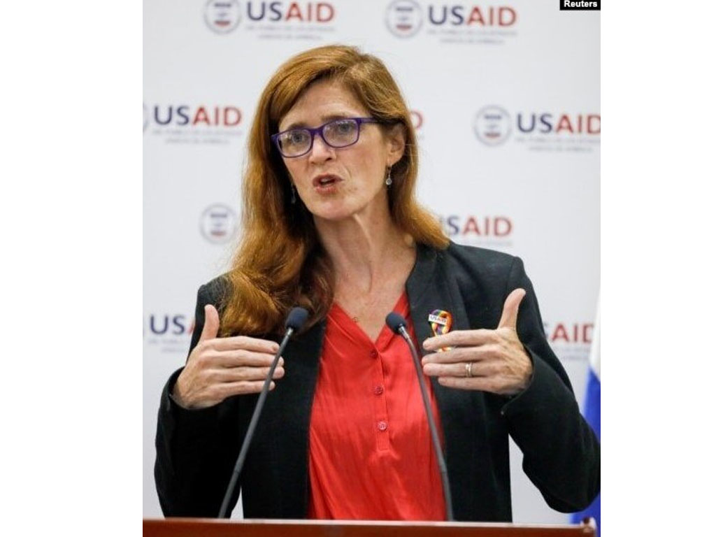 Kepala USAID Samantha Power