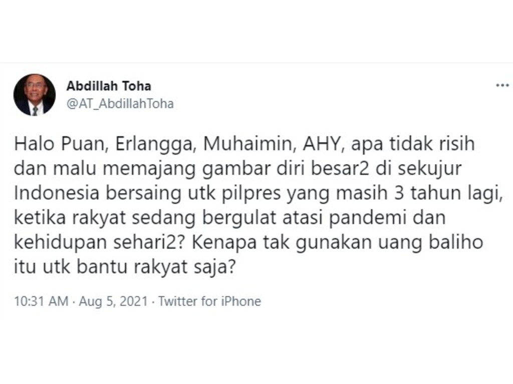Cuitan Abdillah Thoha