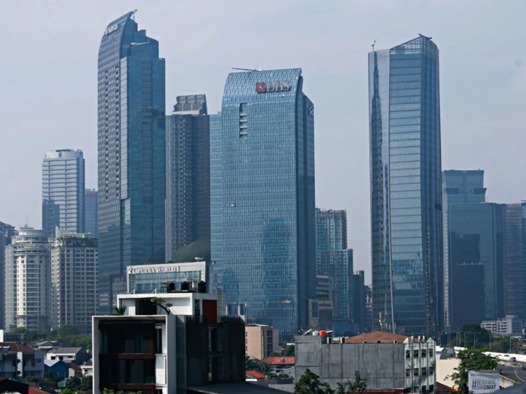 gedung pencakar langit di jakarta