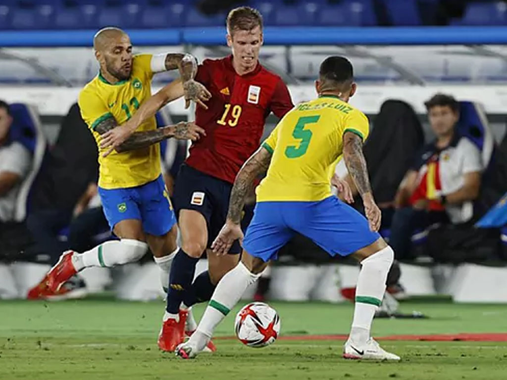 laga spanyol vs brasil di olimpiade