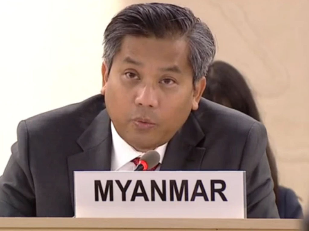 Duta Besar Myanmar untuk PBB Kyaw Moe Tun