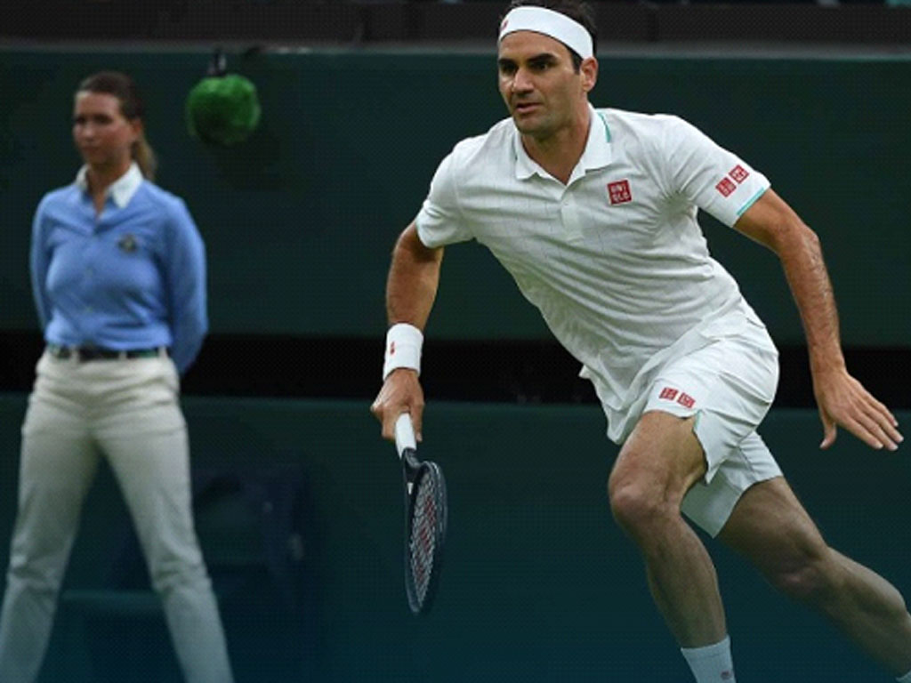 federer di wimbledon