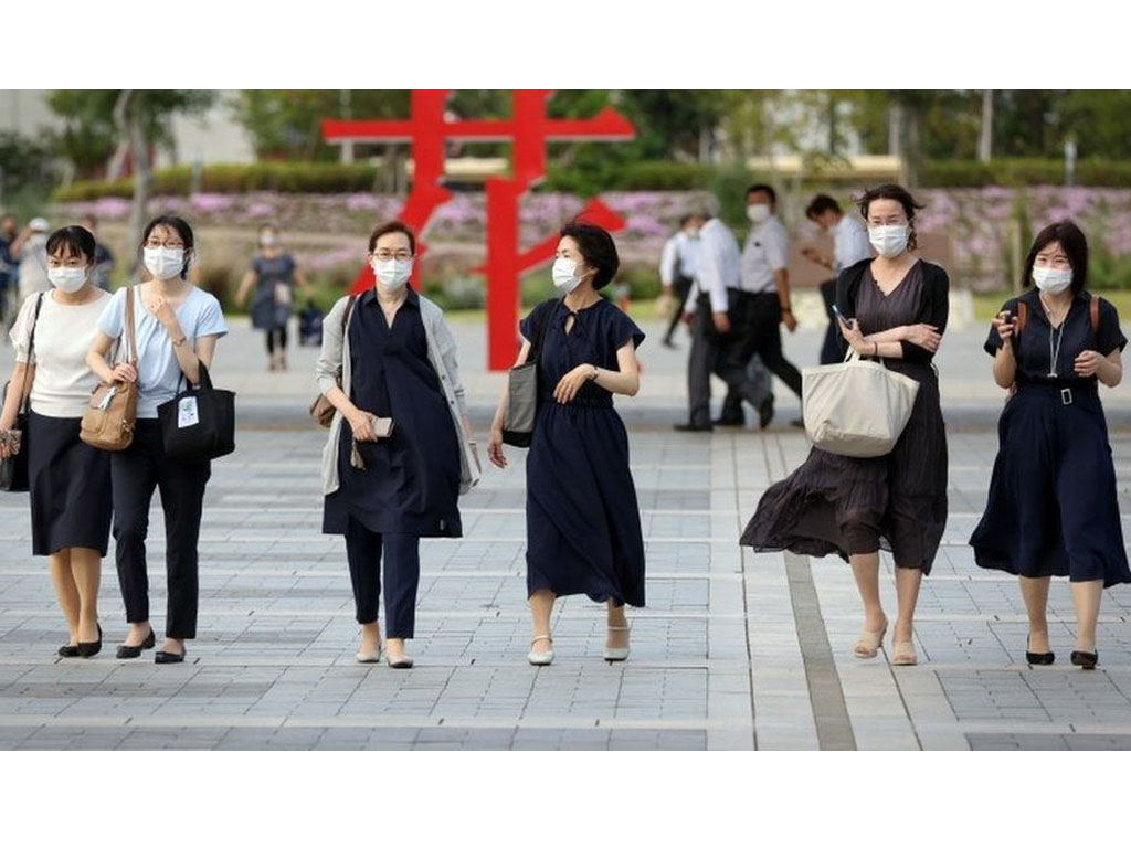 warga jepang pakai masker