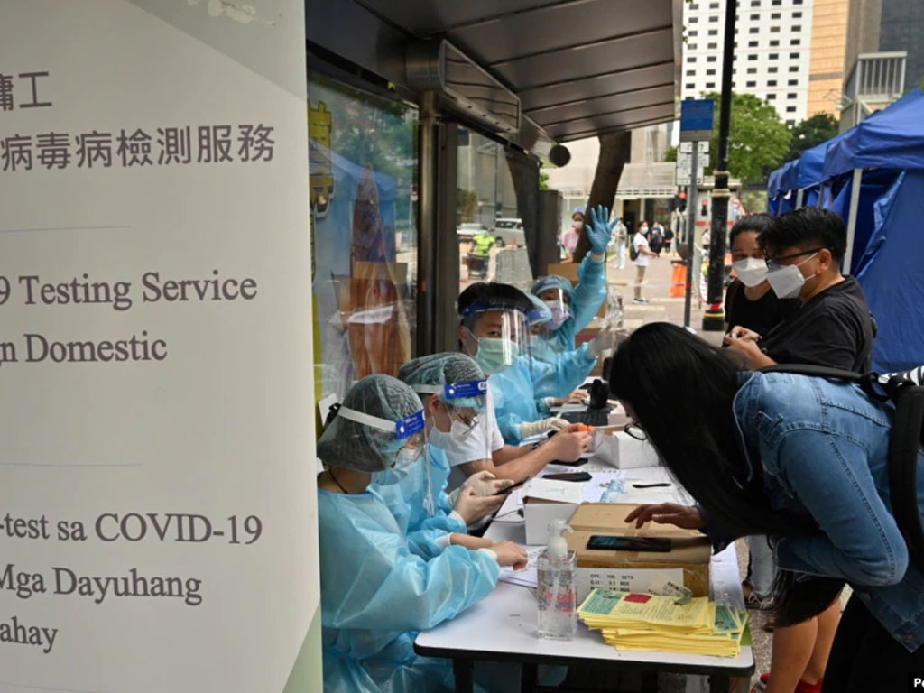 pekerja migran daftar tes covid di hong kong