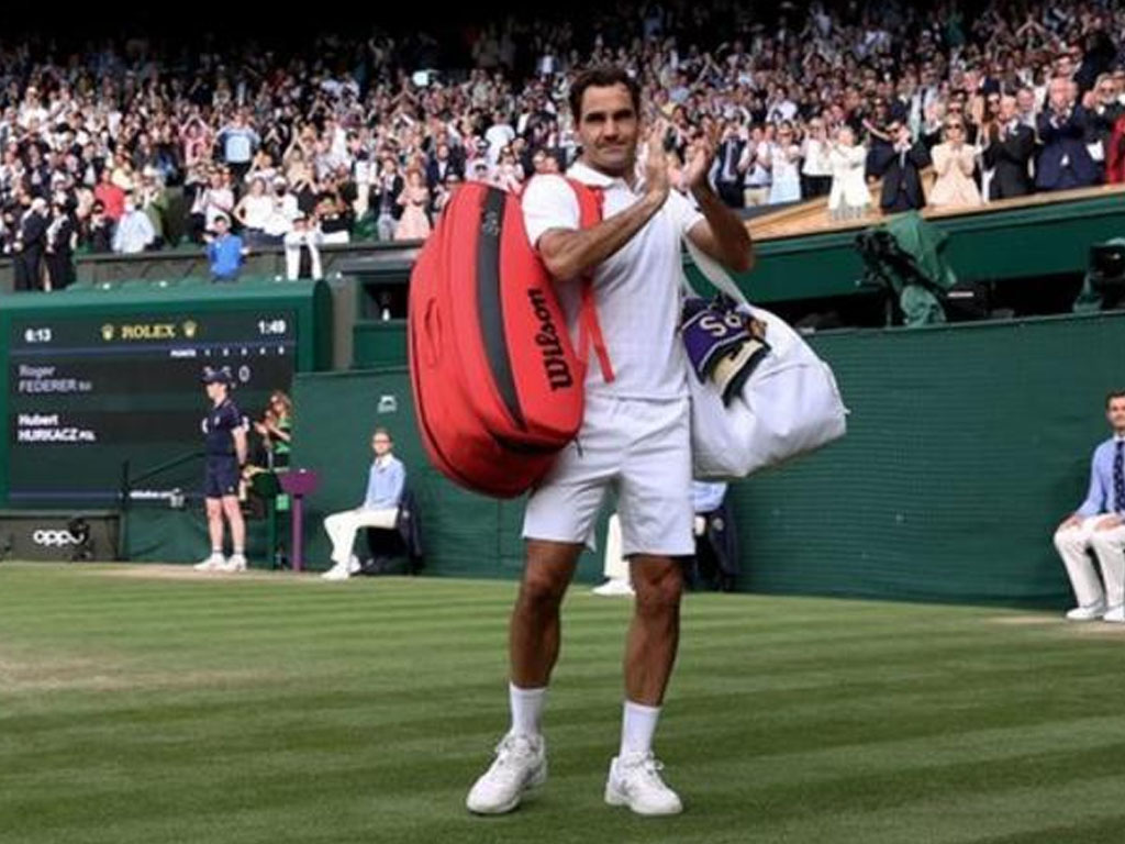 federer di wimbledon