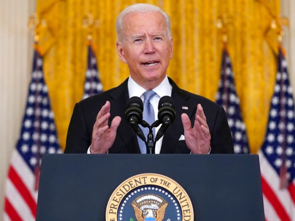 biden beri keterangan soal afghanistan