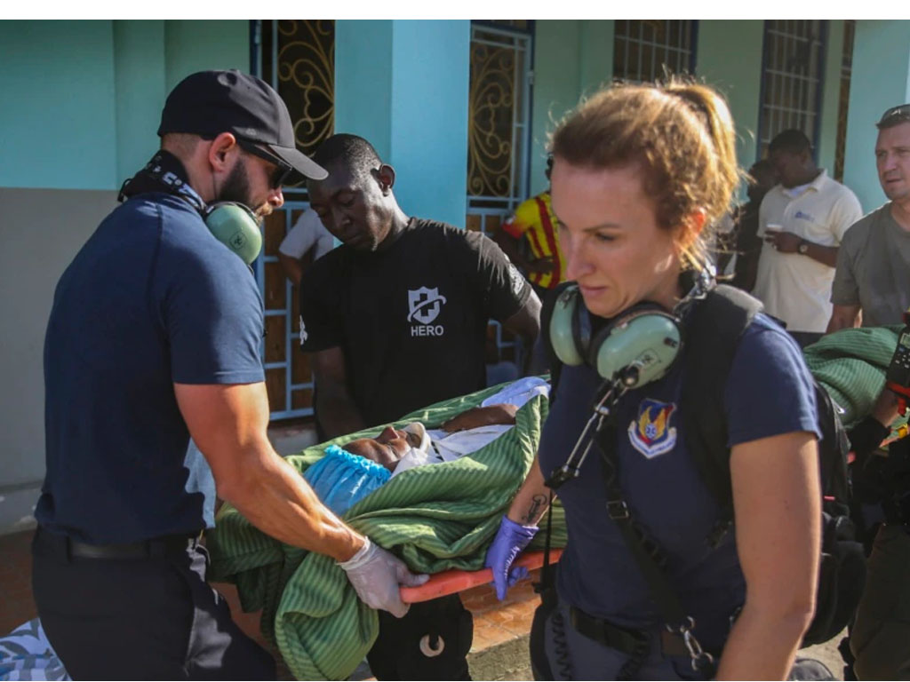 korban gempa haiti