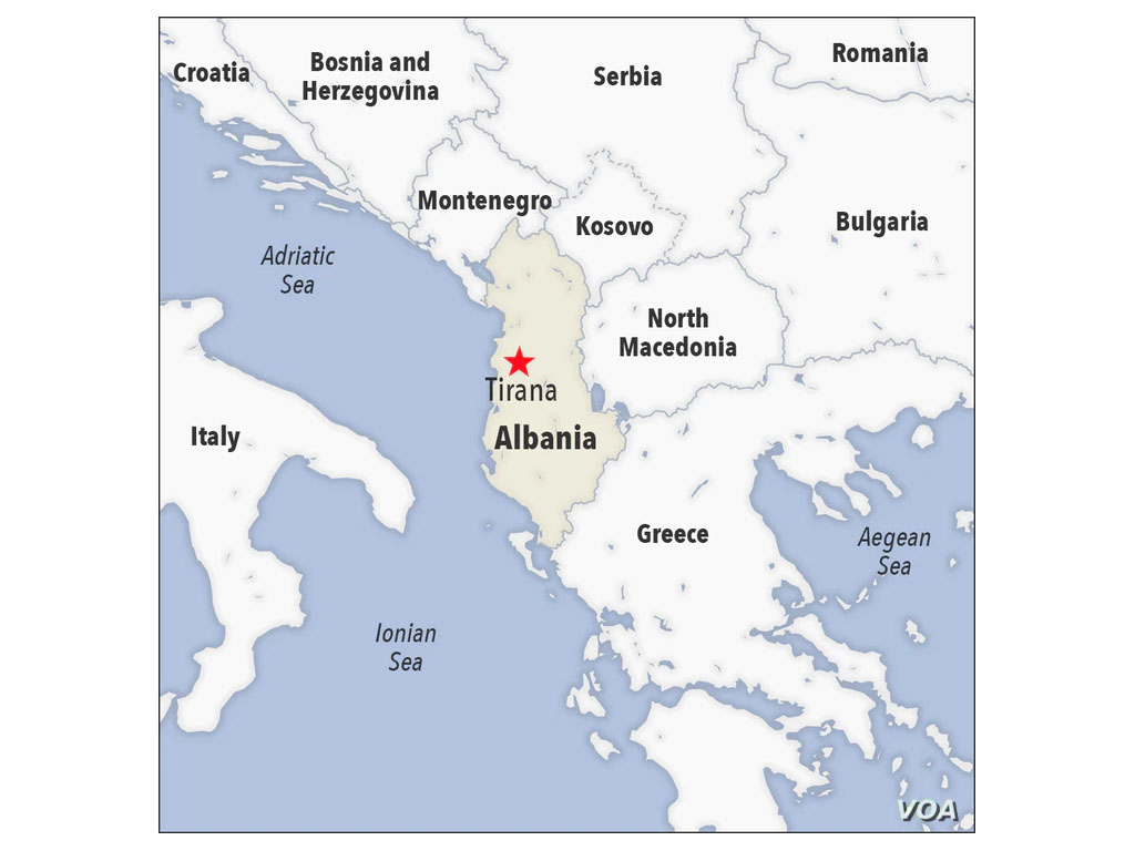 letak albania