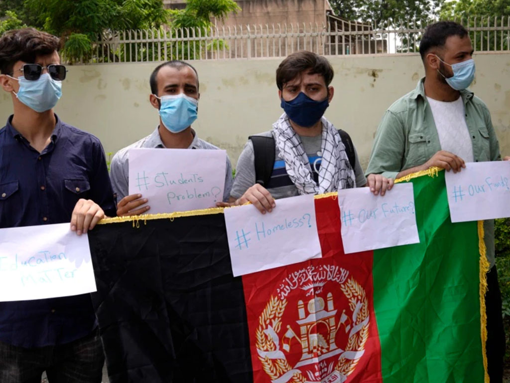 mahasiswa afghanistan di india