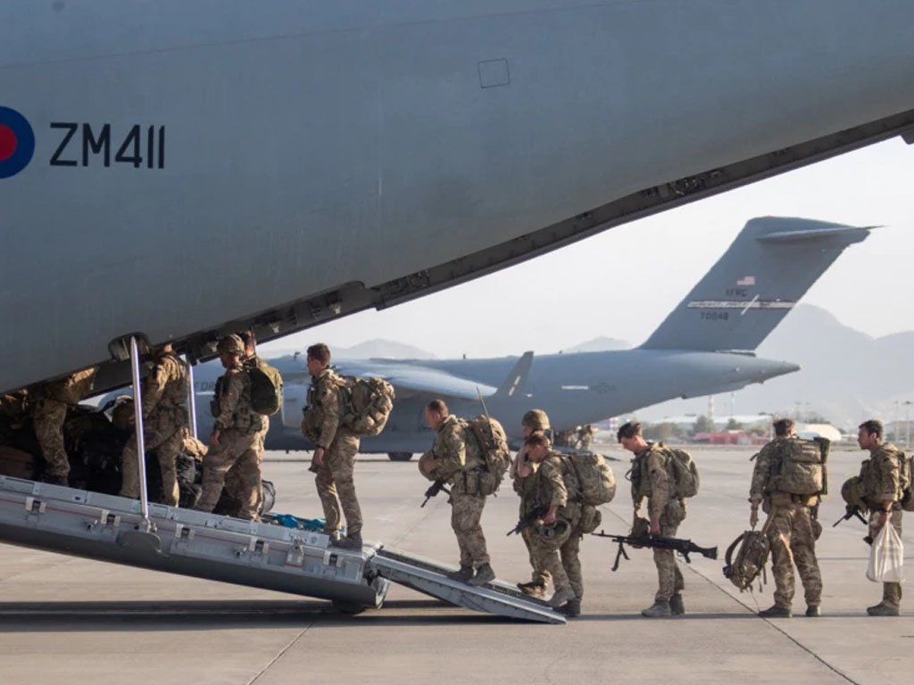 Personel militer Inggris tinggalkan kabul