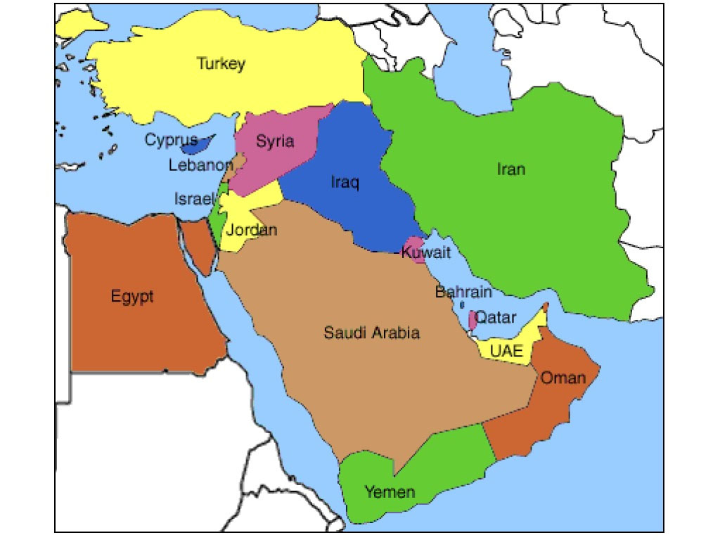 letak lebanon