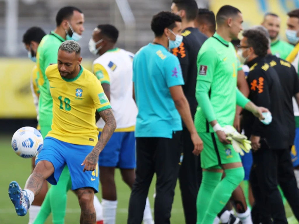 neymar di penyisihan piala dunia brasil-argentina