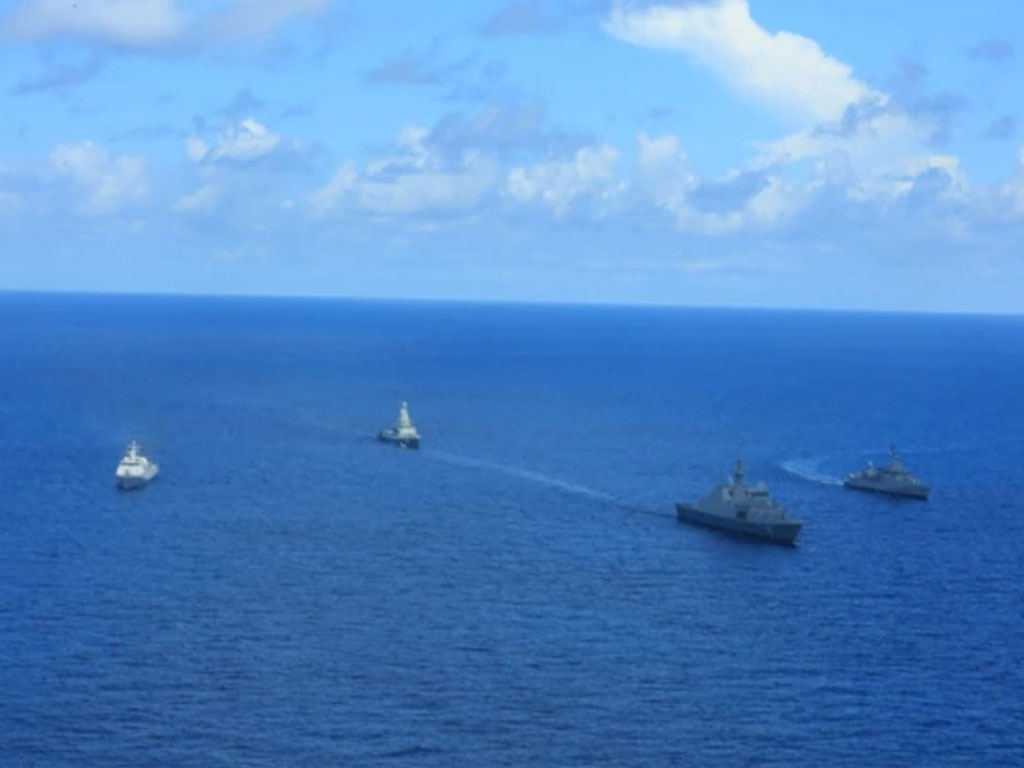 TNI AL dan Angkatan Laut Singapura RSN latihan di natuna