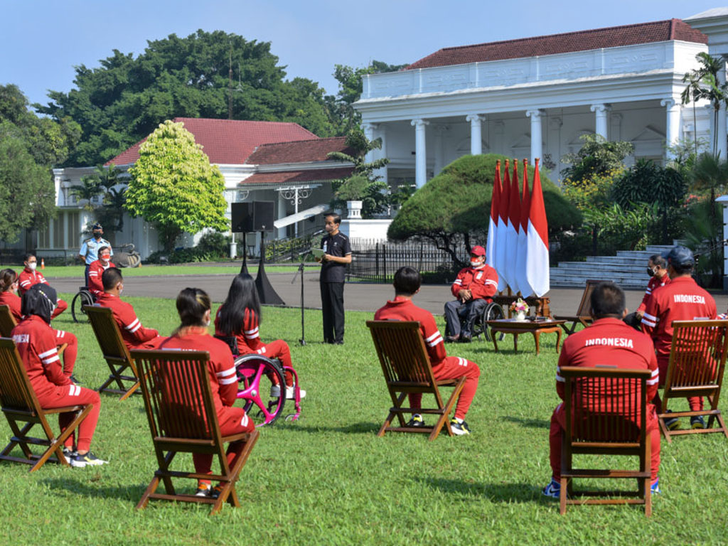 jokowi dan atlet parampiade